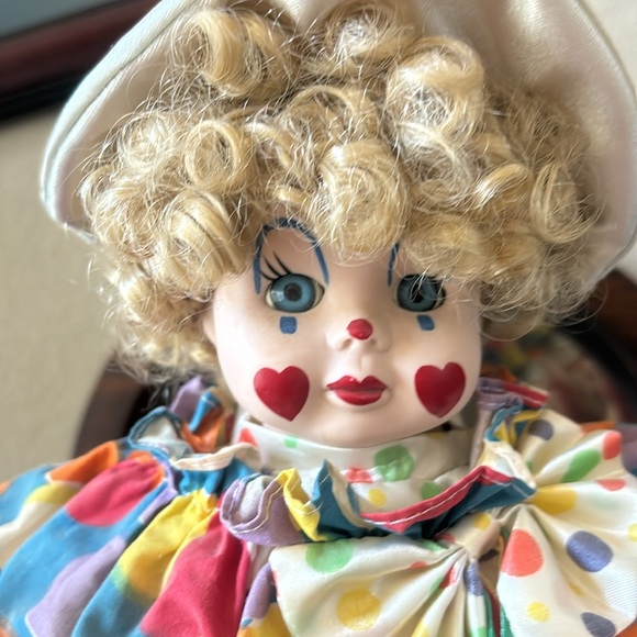 Vintage porcelain clown, doll - Picture 4 of 5